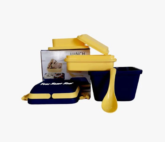 Customized Airtight Lunch Box with Handle & Push Lock Personalized Luncgh box - Image 4