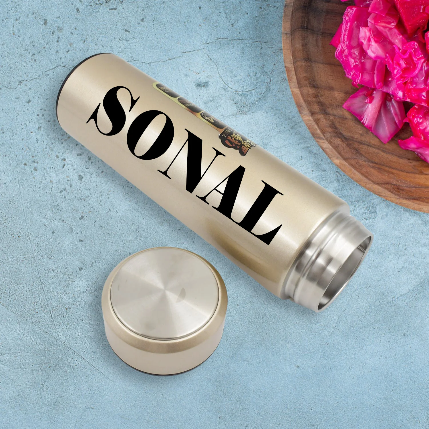 Customize Stainless Steel Double Wall Water Bottle (450 ML) - Image 5