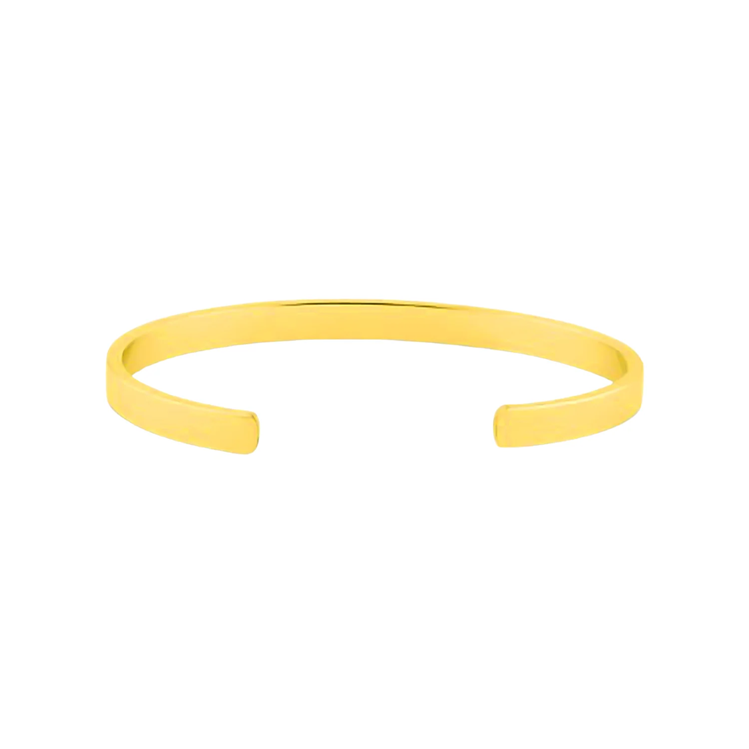 Customized / Personalized Stylish Kada Bracelets (1 Pc / Golden) - Image 5