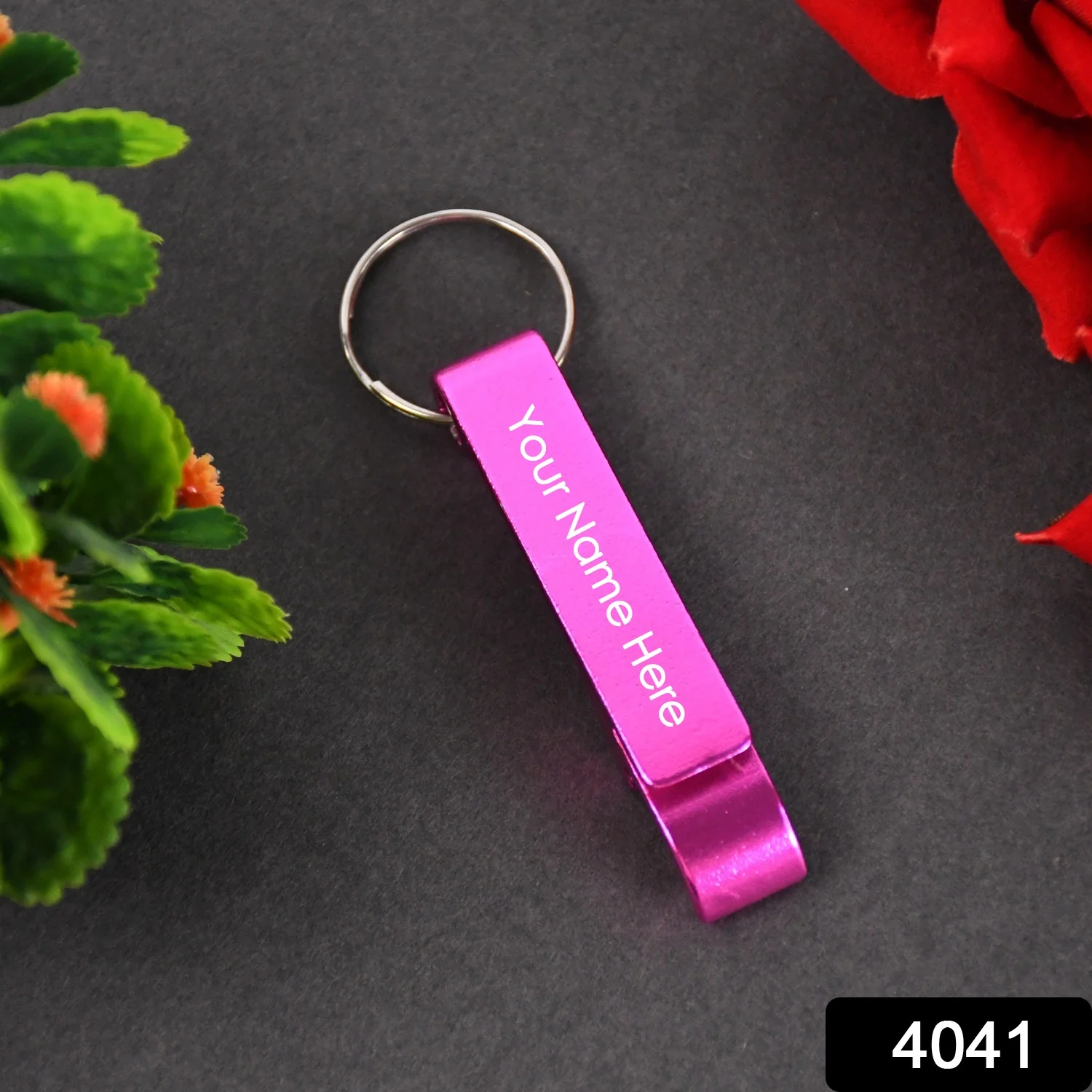 Customized Metal Bottle Opener Keychain (1 Pc) - Image 2