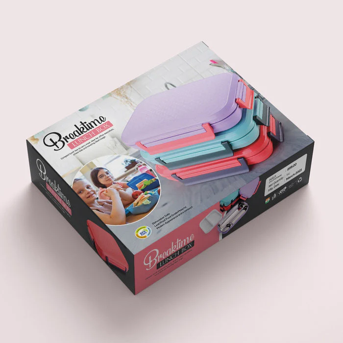 Customized Break Time Lunch Box Steel Plate Multi Compartment Lunch Box Carry To All Type lunch In Lunch Box & Premium Quality Lunch Box ideal For Office , School Kids & Travelling Ideal - Image 7