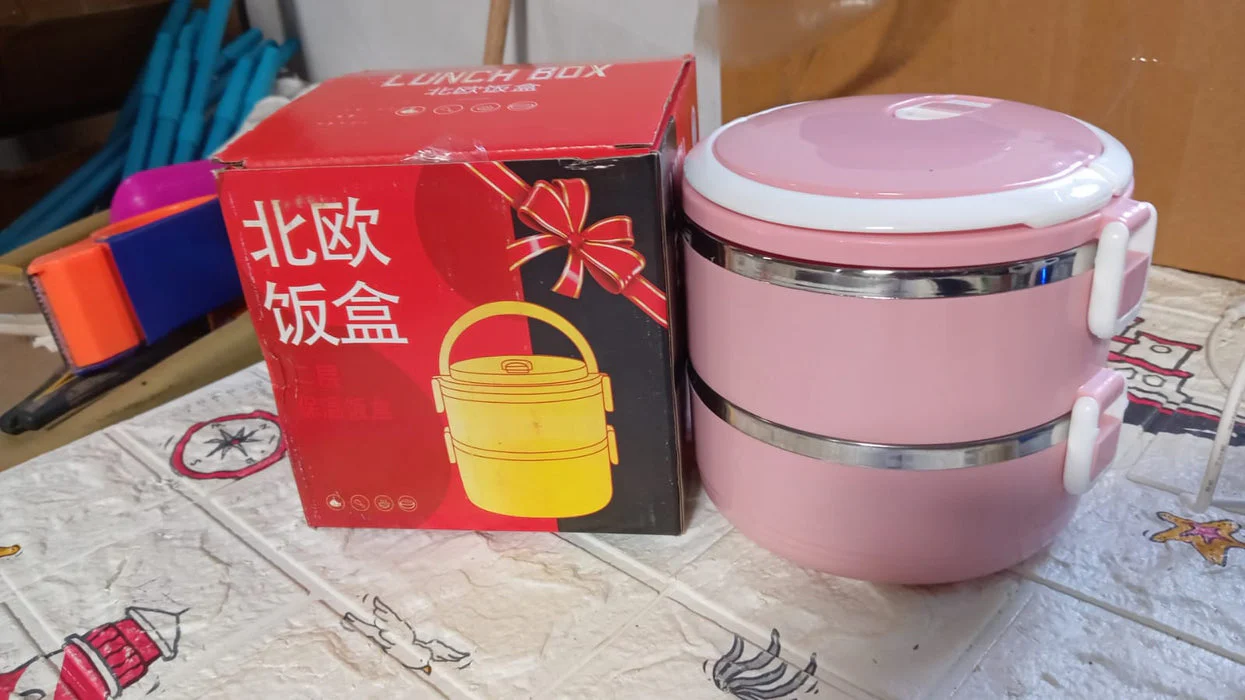 Customized Multi Layer Stainless Steel Hot Lunch Box (2 Layer) - Image 6