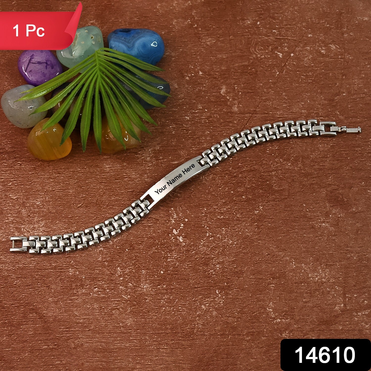 Customized / Personalized Stainless Steel Bracelet for Men (1 Pc) - Image 2