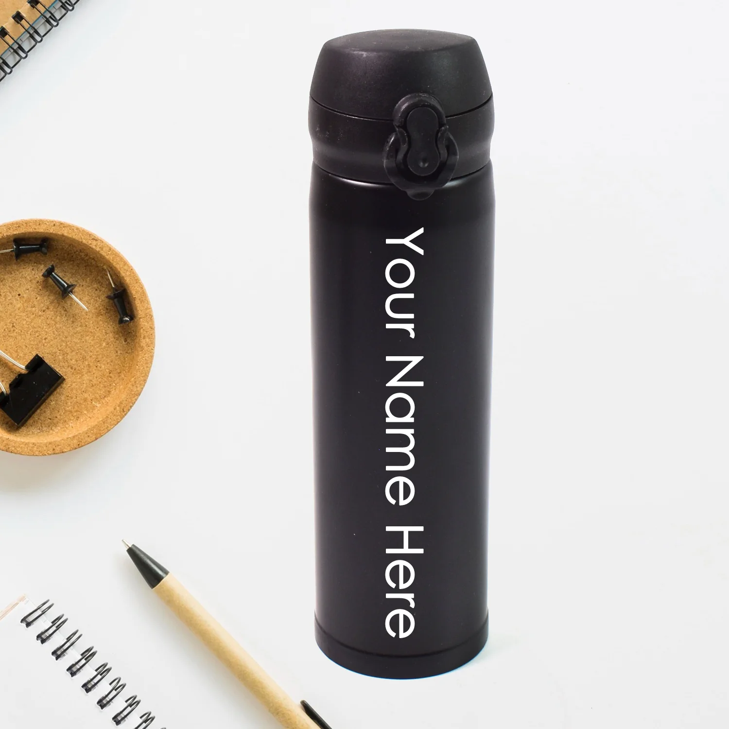 Customized / Personalized Insulated Stainless Steel Bottle (500 ML / Mix Color) - Image 3