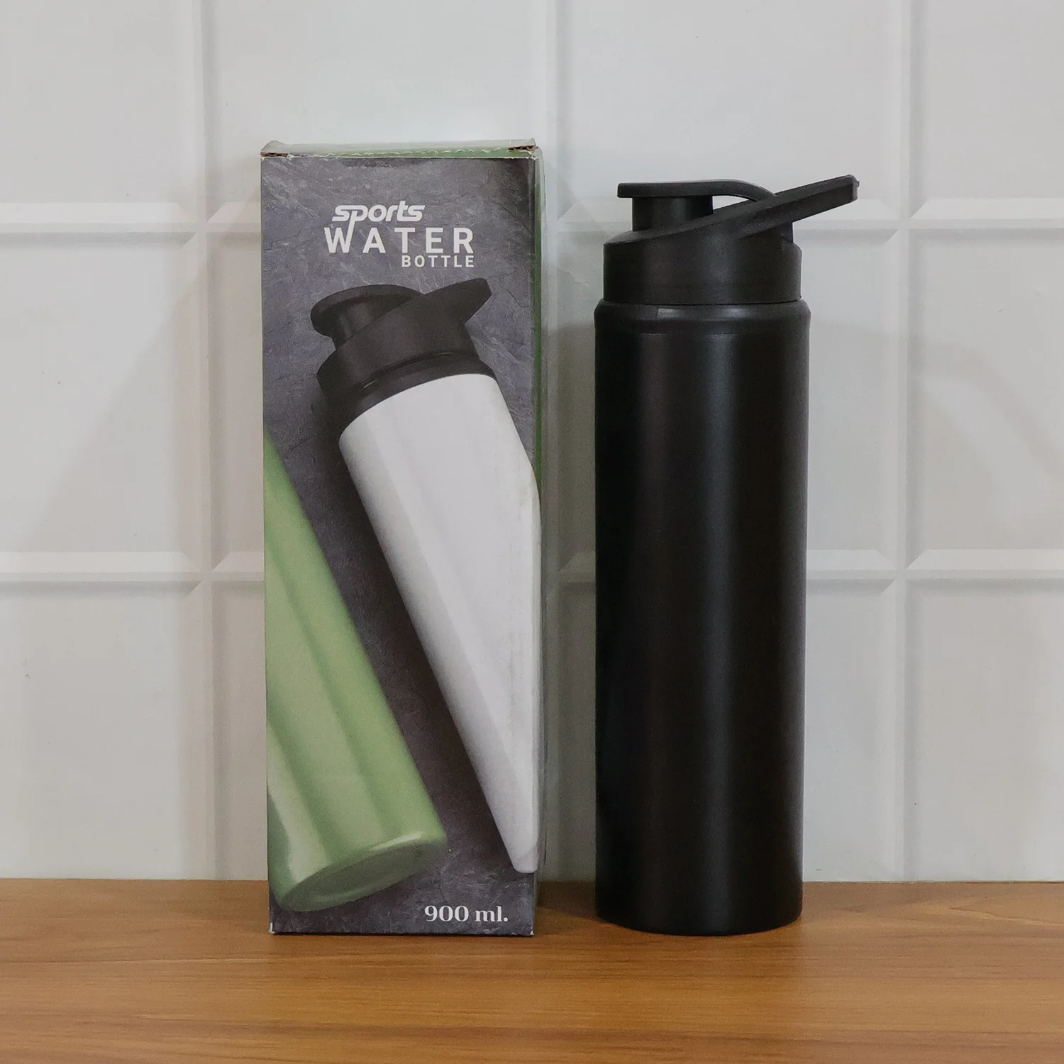Premium Stainless Steel Sports Water Bottle with Flip Top Lid 900 ML - Image 7
