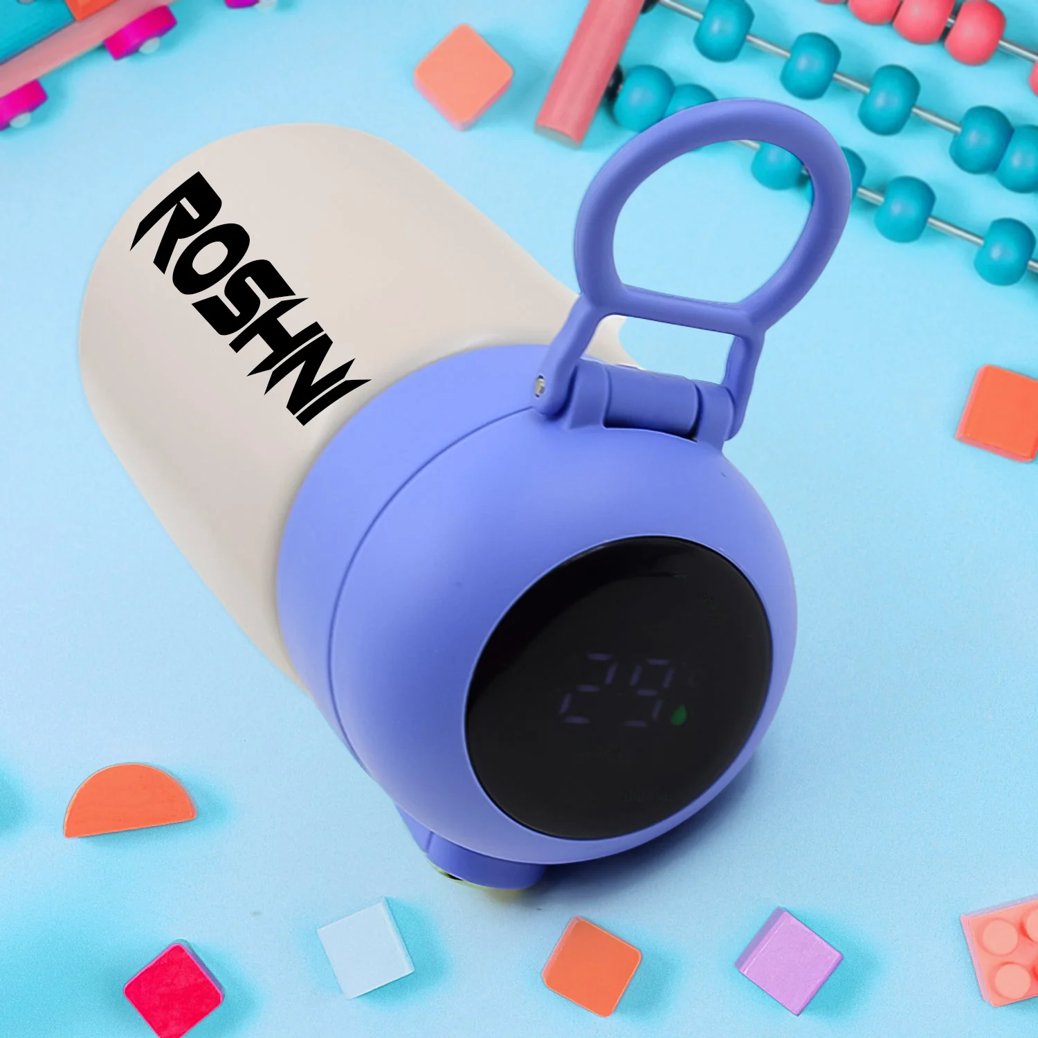 Customize Vacuum Insulated Water Bottle with LED Temperature Display (300 ML Approx) - Image 3