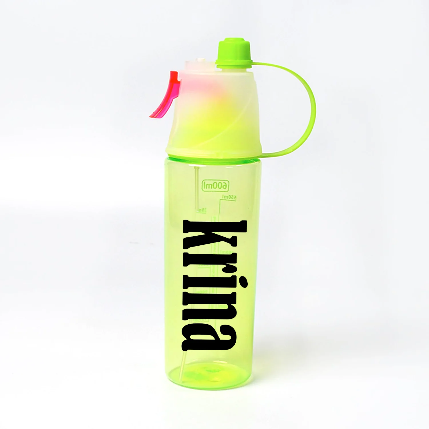 Customize Spray Water Bottle for Drinking Sports Water Bottle  600ml - Image 3
