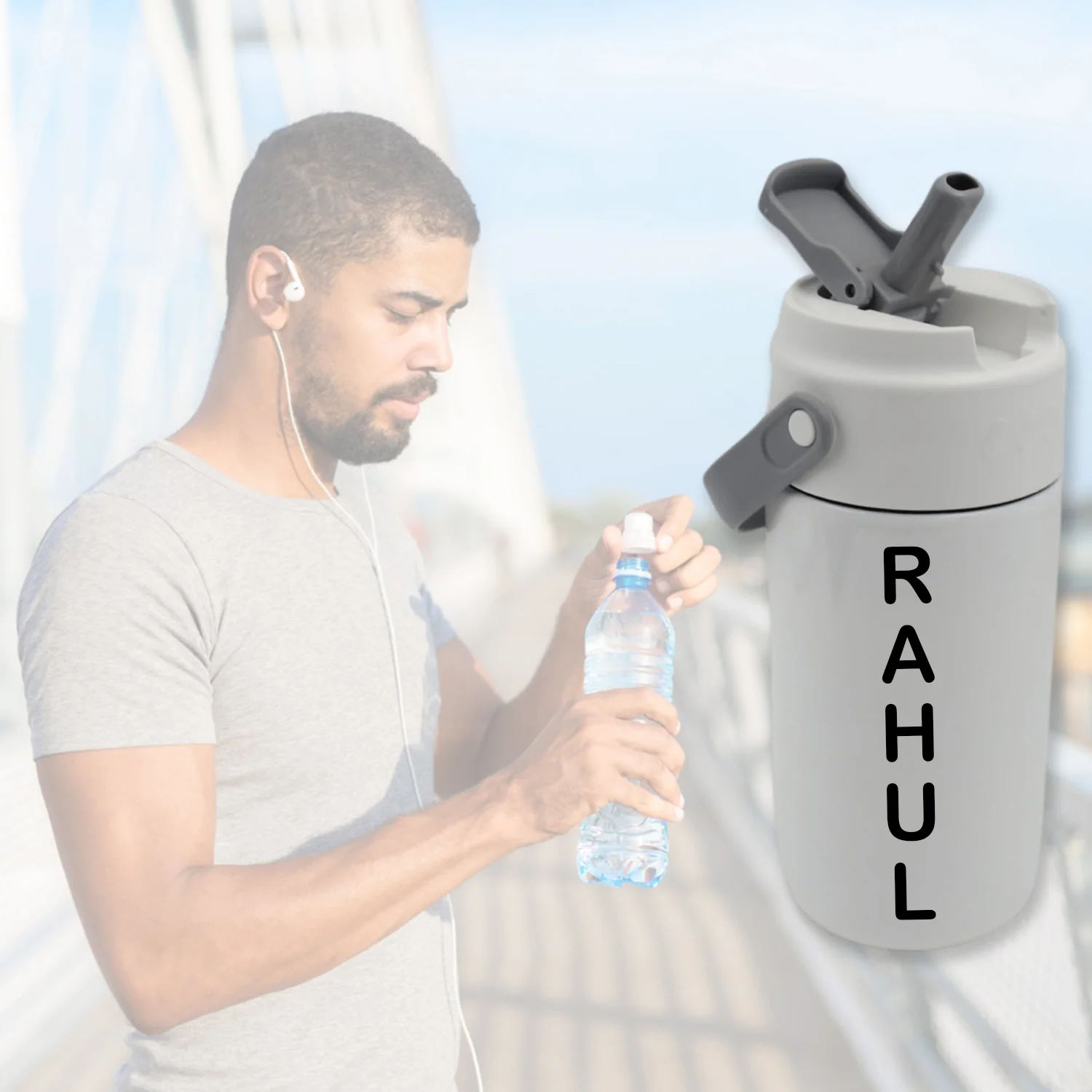 Customize Stainless Steel Mug/Bottle – Vacuum Insulated Cup (650 ML) - Image 5