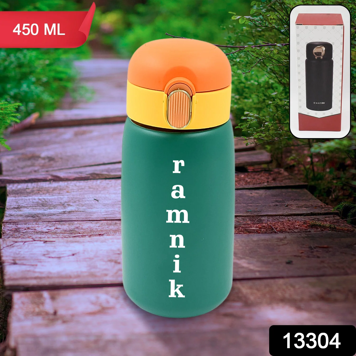 Customize Stainless Steel Water Bottle (450 ML) - Image 6