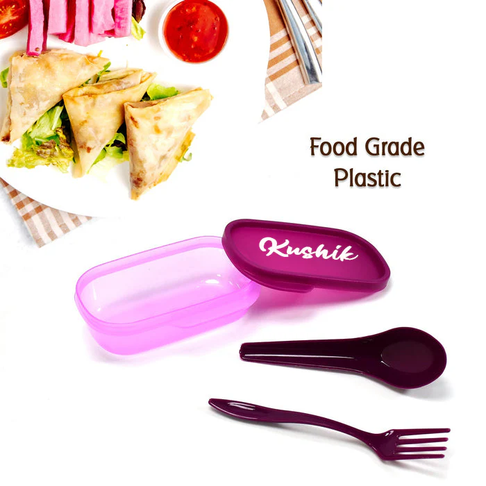 Customized Unbreakable Divine Leak Proof Plastic Lunch Box - Image 3