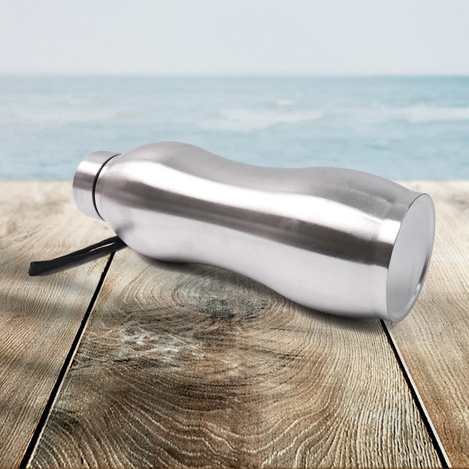 Stainless Steel Single Wall Vacuum-Insulated Drink Water Bottle (1000 ML) - Image 3