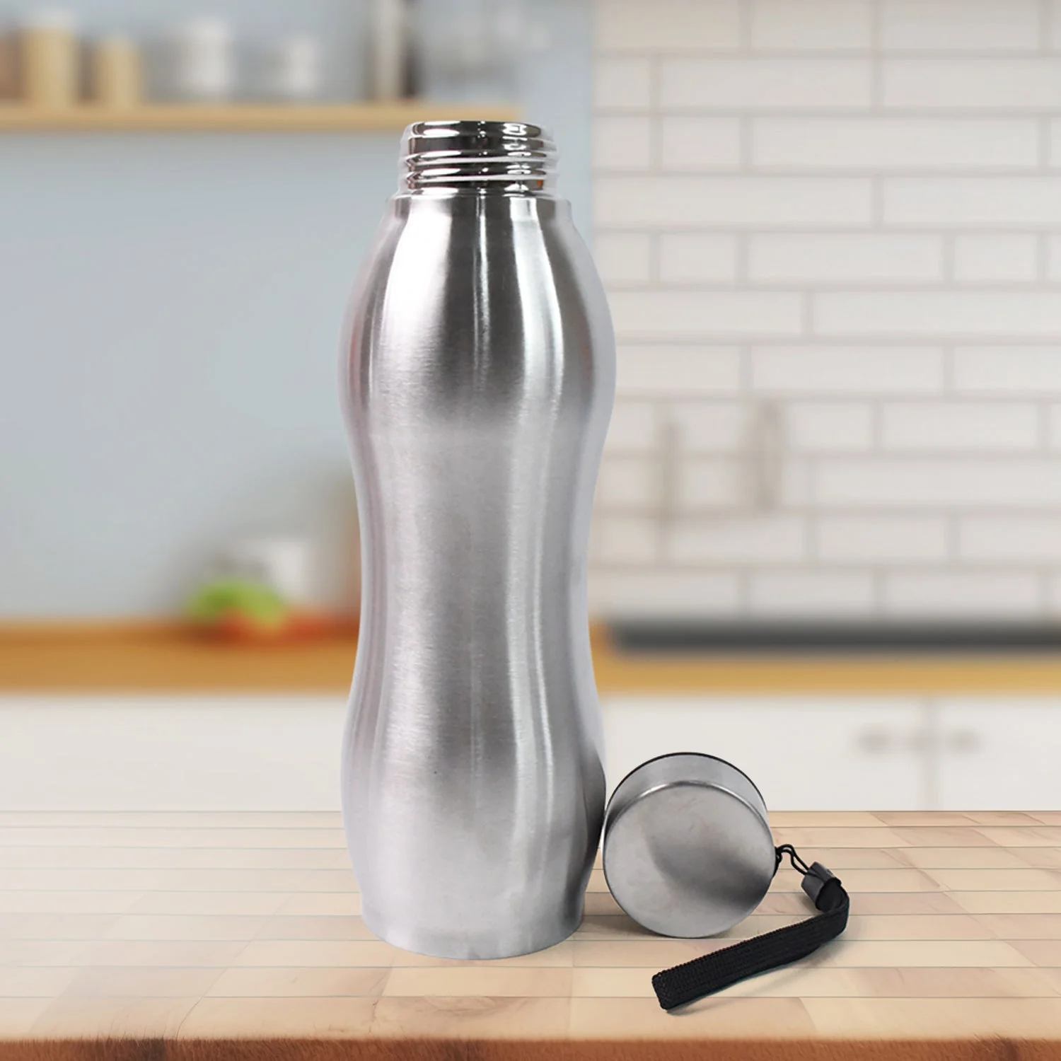 Stainless Steel Single Wall Vacuum-Insulated Drink Water Bottle (1000 ML) - Image 4