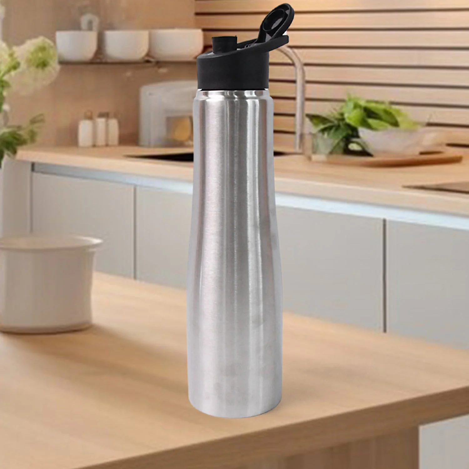 Customize Stainless Steel Double Wall Vacuum-Insulated Drink Water Bottle (1000 ML) - Image 3