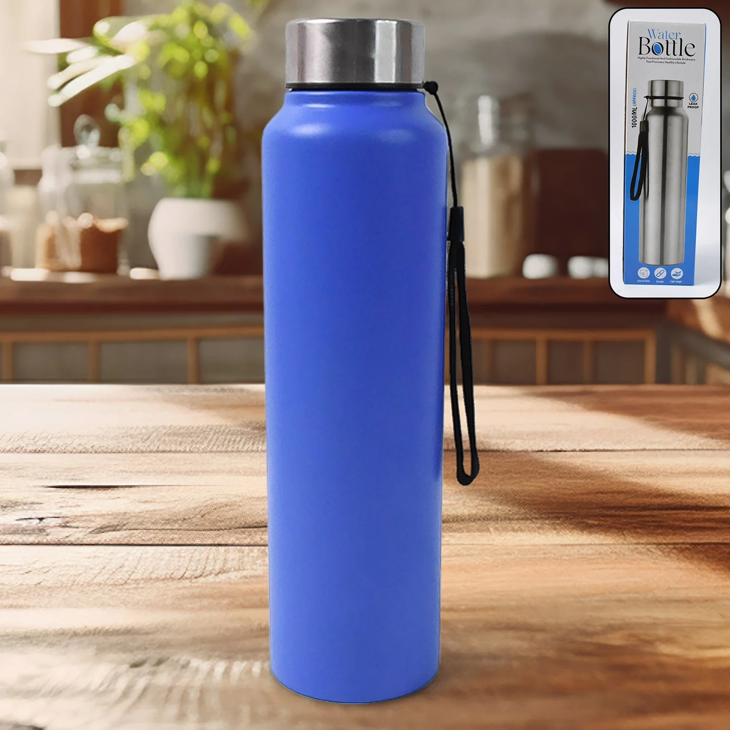 Customize Stainless Steel Double Wall Vacuum-Insulated Drink Water Bottle (1000 ML) - Image 2