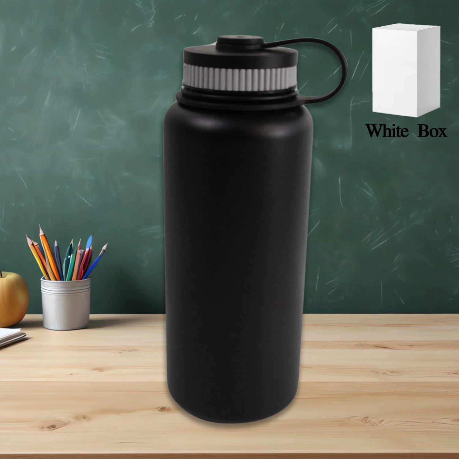 Custom Stainless Steel Double-Wall Vacuum Insulated Water Bottle (1000 ML / Mix Color) - Image 8