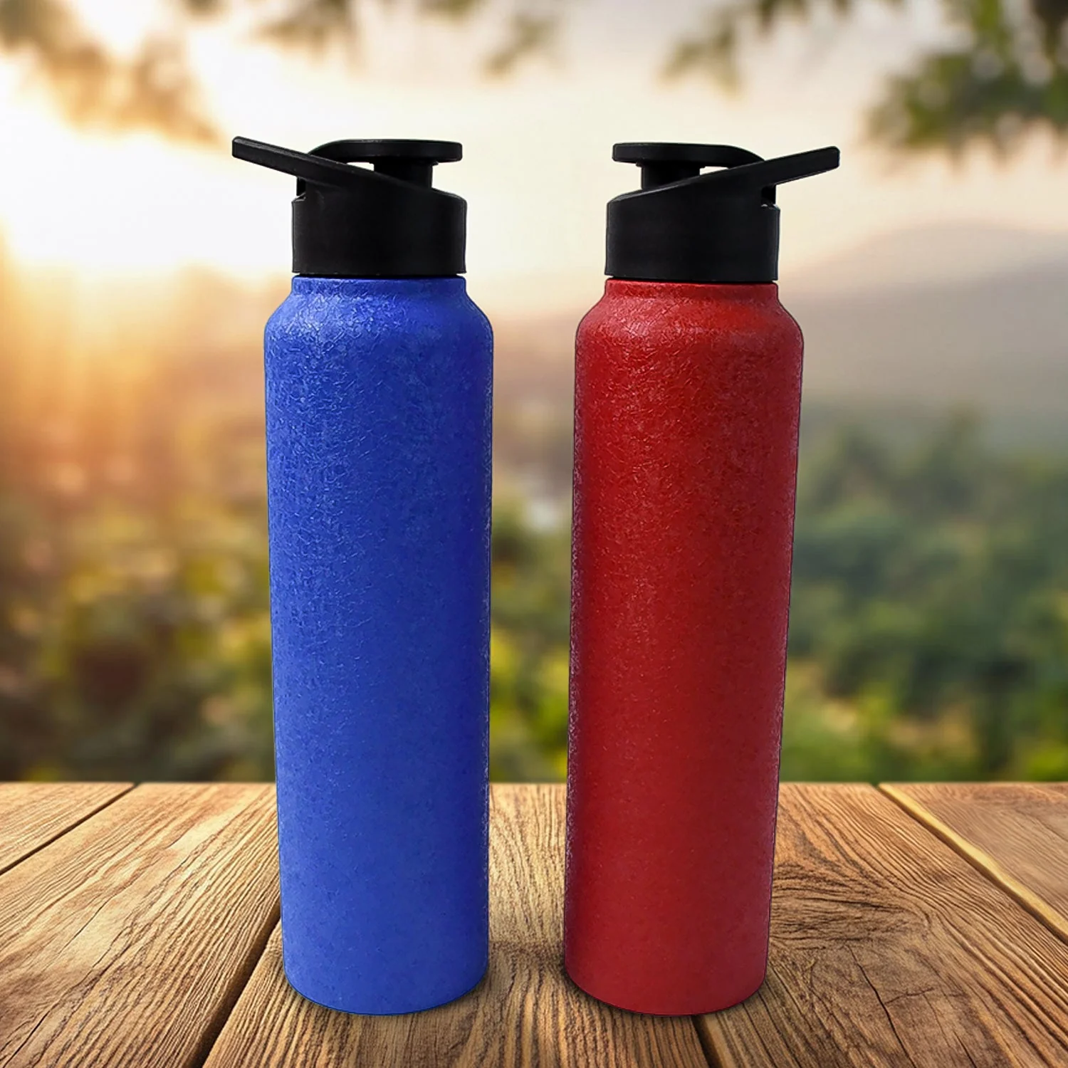 Customize Stainless Steel Water Bottle, Fridge Water (1000ML / Mix Colour / 1 Pc) - Image 2