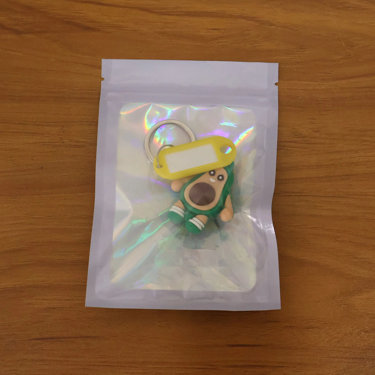 Cute Avocado Cartoon Character Keychain (1 Pc) - Image 7