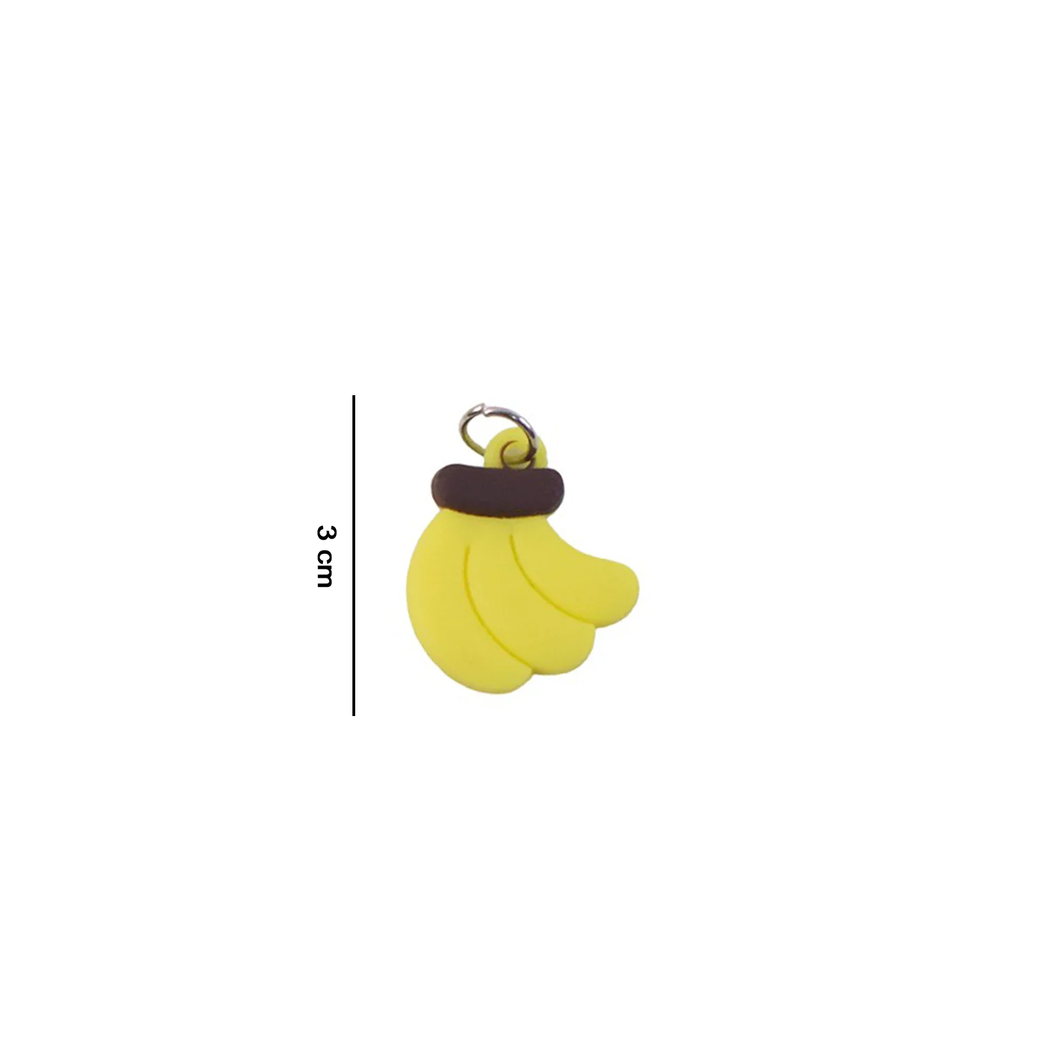 Cute Banana Shape Bag Charm Keychain Set (10 Pc) - Image 6