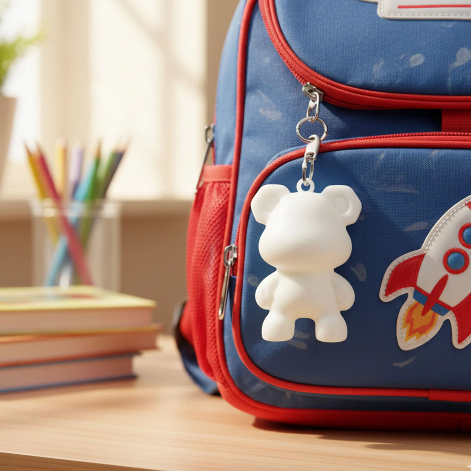 Cute Bear Shape Mini Figure Keychain (1 Pc) - Image 4