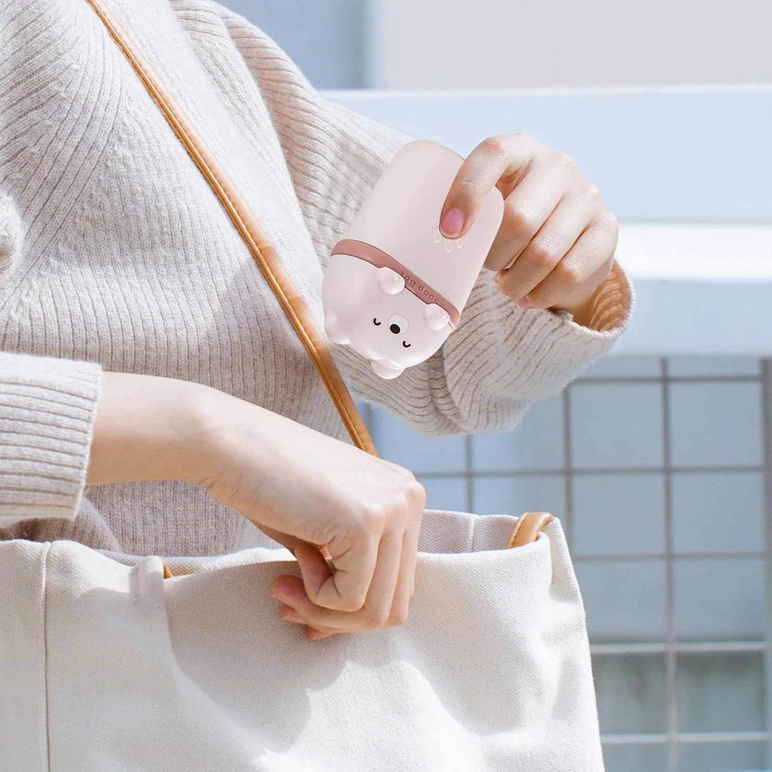 Cute Bear Shaped Soap Case ,Sabudani (1 Pc) - Image 4