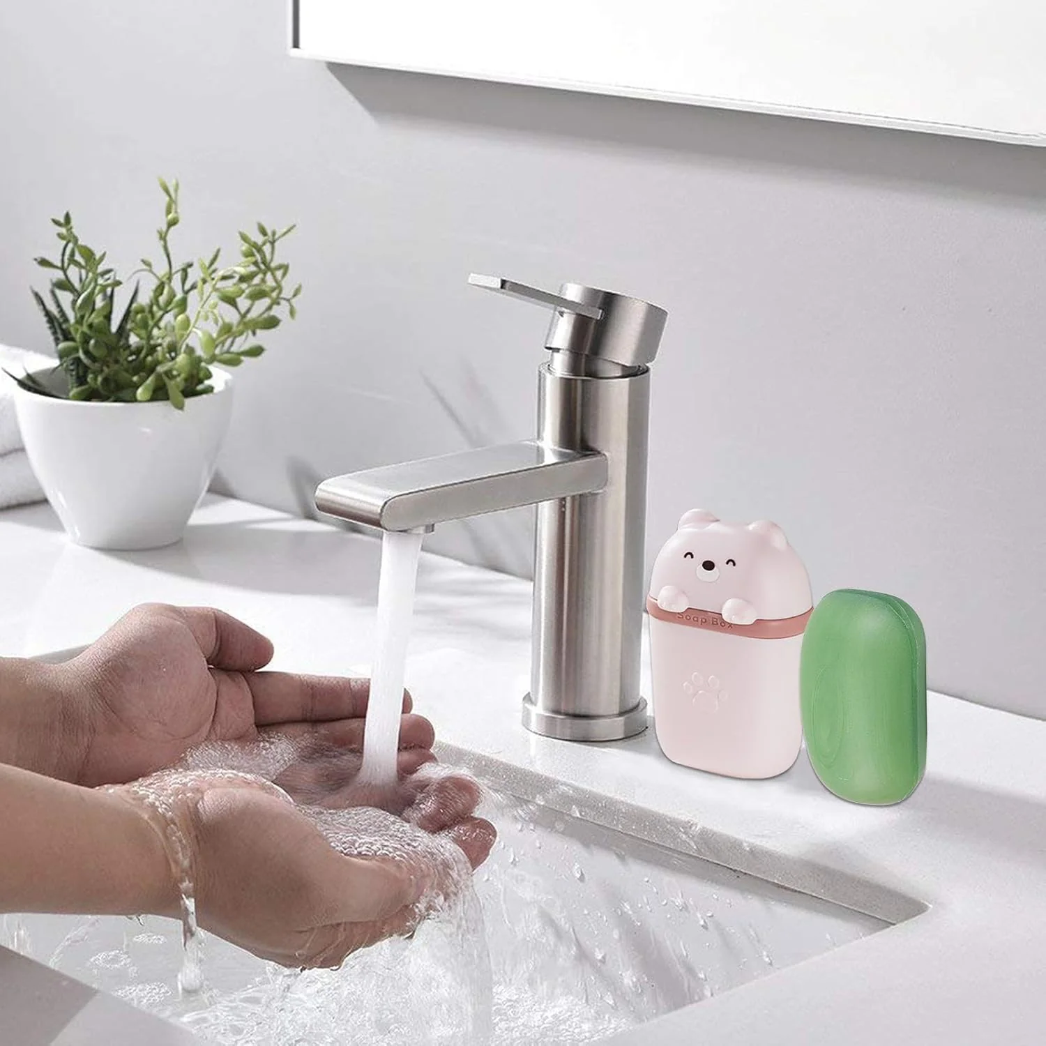 Cute Bear Shaped Soap Case ,Sabudani (1 Pc) - Image 6