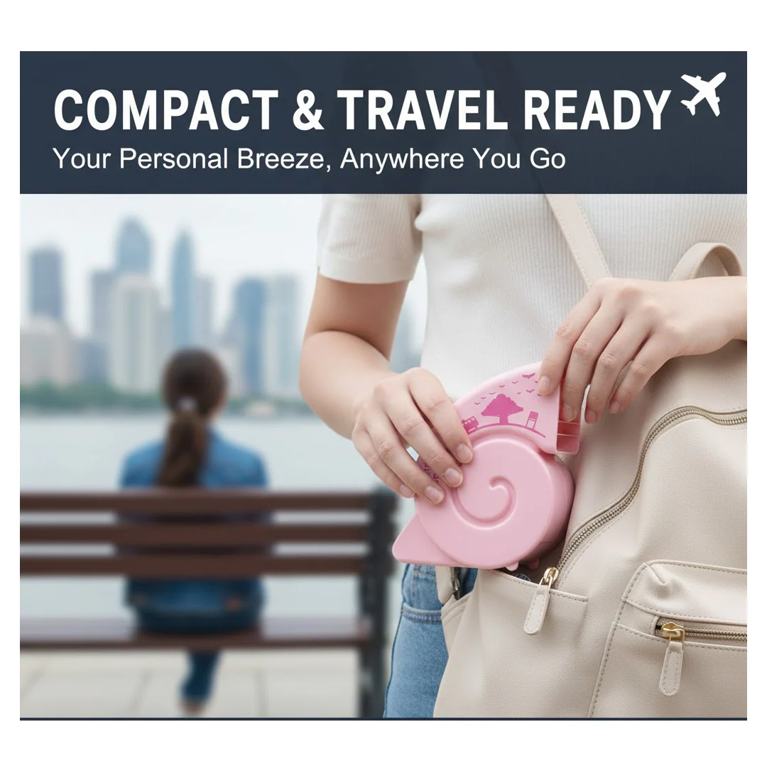 Cute USB Mini Fan: Bright, Quiet & Portable for Your Desk (Battery Not Included) - Image 6