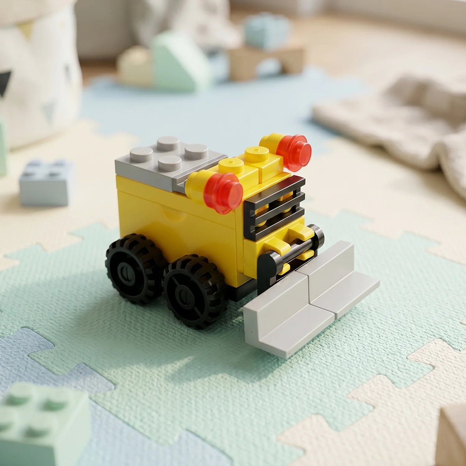 Cute Bulldozer Pencil Sharpener Toy - Fun and Interactive Desk Toy - Image 7