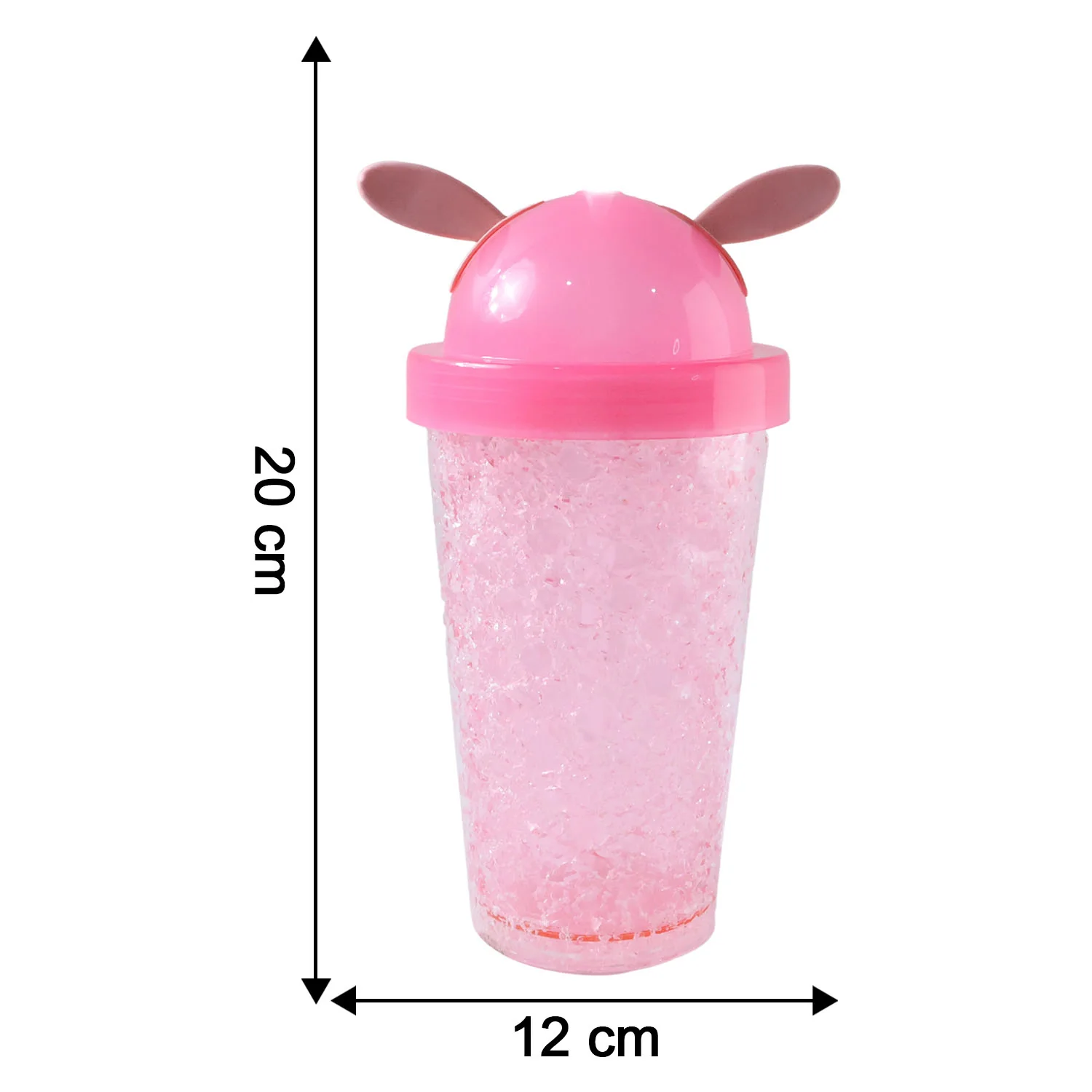 Cute Bunny Ear Design  Tumbler Sipper Bottle (500 ML, 1 Pc) - Image 6
