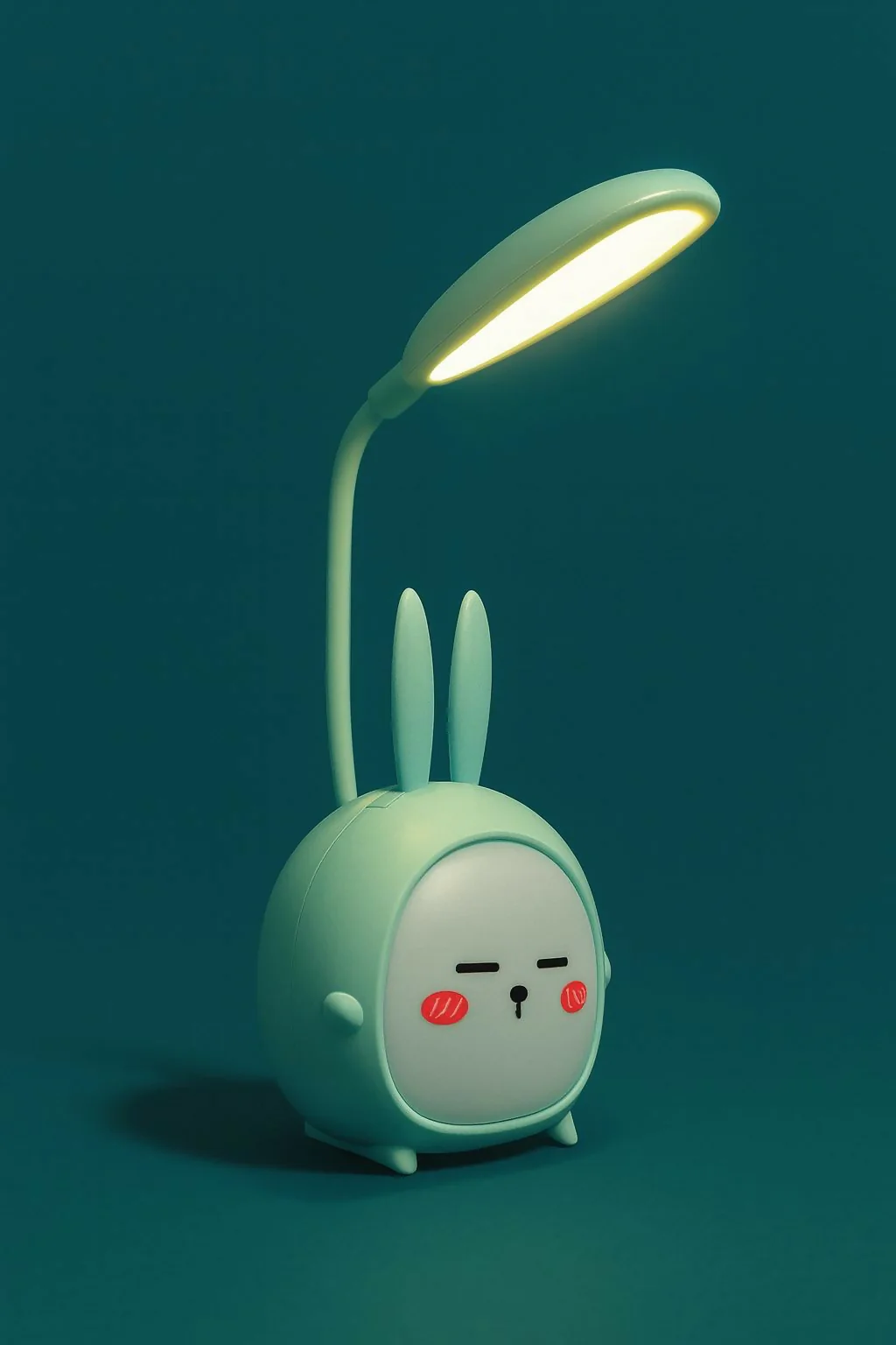 Cute Bunny LED Desk Lamp with Adjustable Neck & USB Charging for Study - Image 4