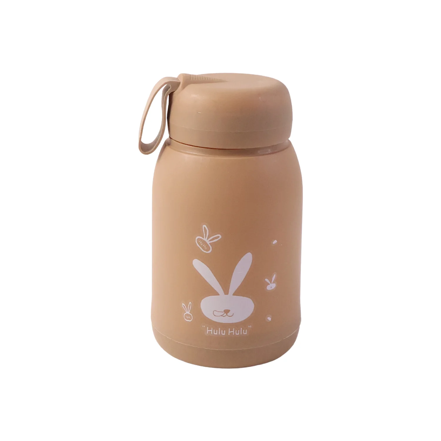 Cute Bunny Print Glass Drinking Bottle (330ML / 1 Pc, Mix Color) - Image 5