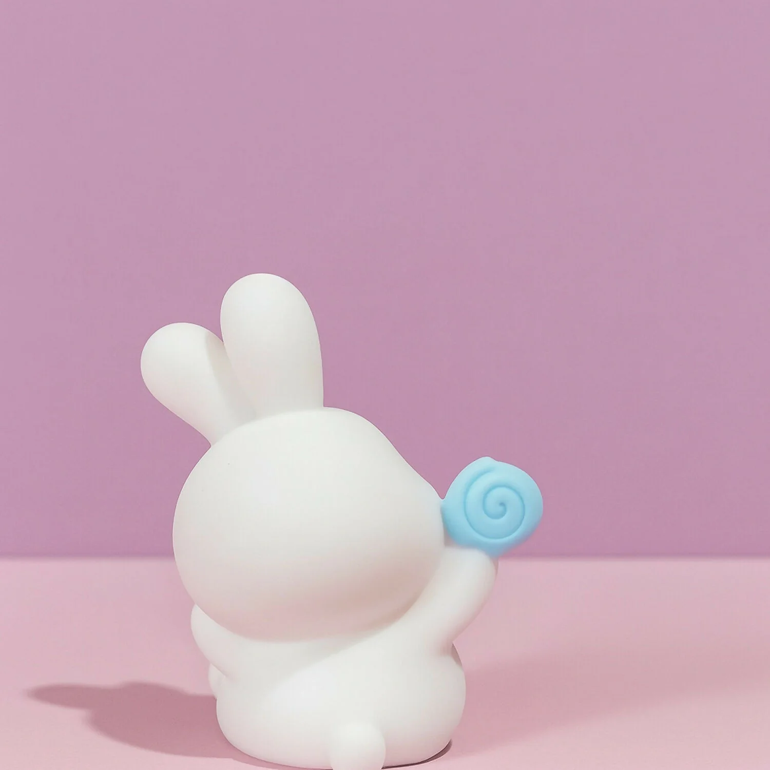 Cute Bunny with Lollipop Mini Figurine for Kids Room & Desk Decoration - Image 2