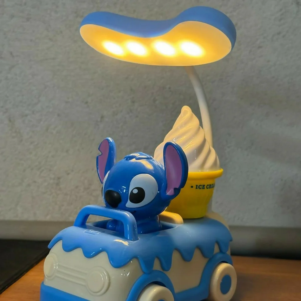 Cute Car Desk Lamp with Sharpener and 3 Light Modes for Kids - Image 5