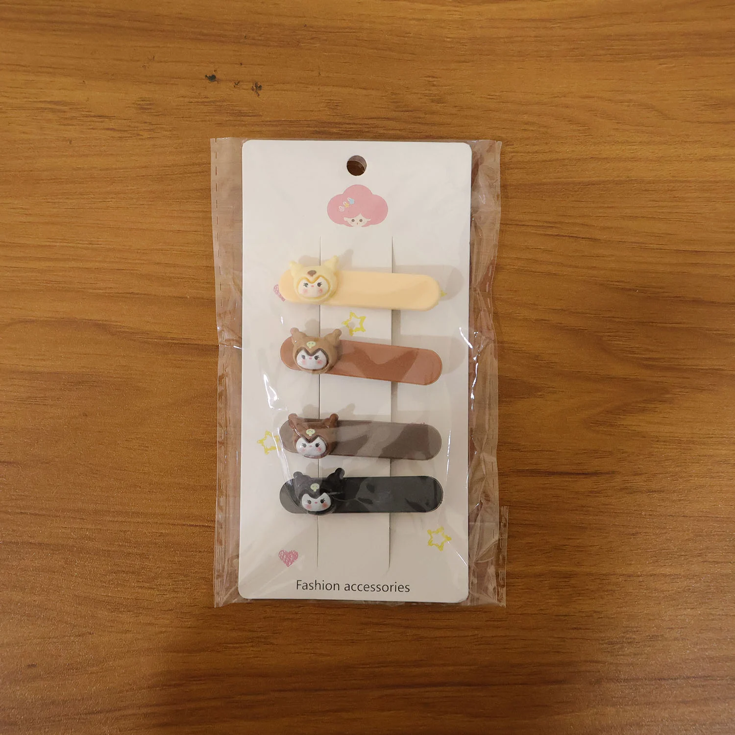 Cute Cartoon Animal Face Decorative Hair Clips (4 Pc) - Image 8