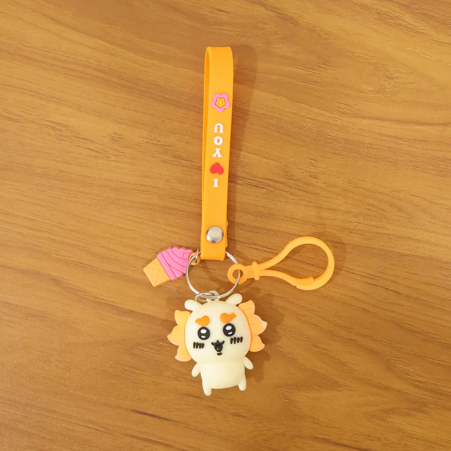 Cute Cartoon Animal Ice Cream Strap Keychain (1 Pc) - Image 6