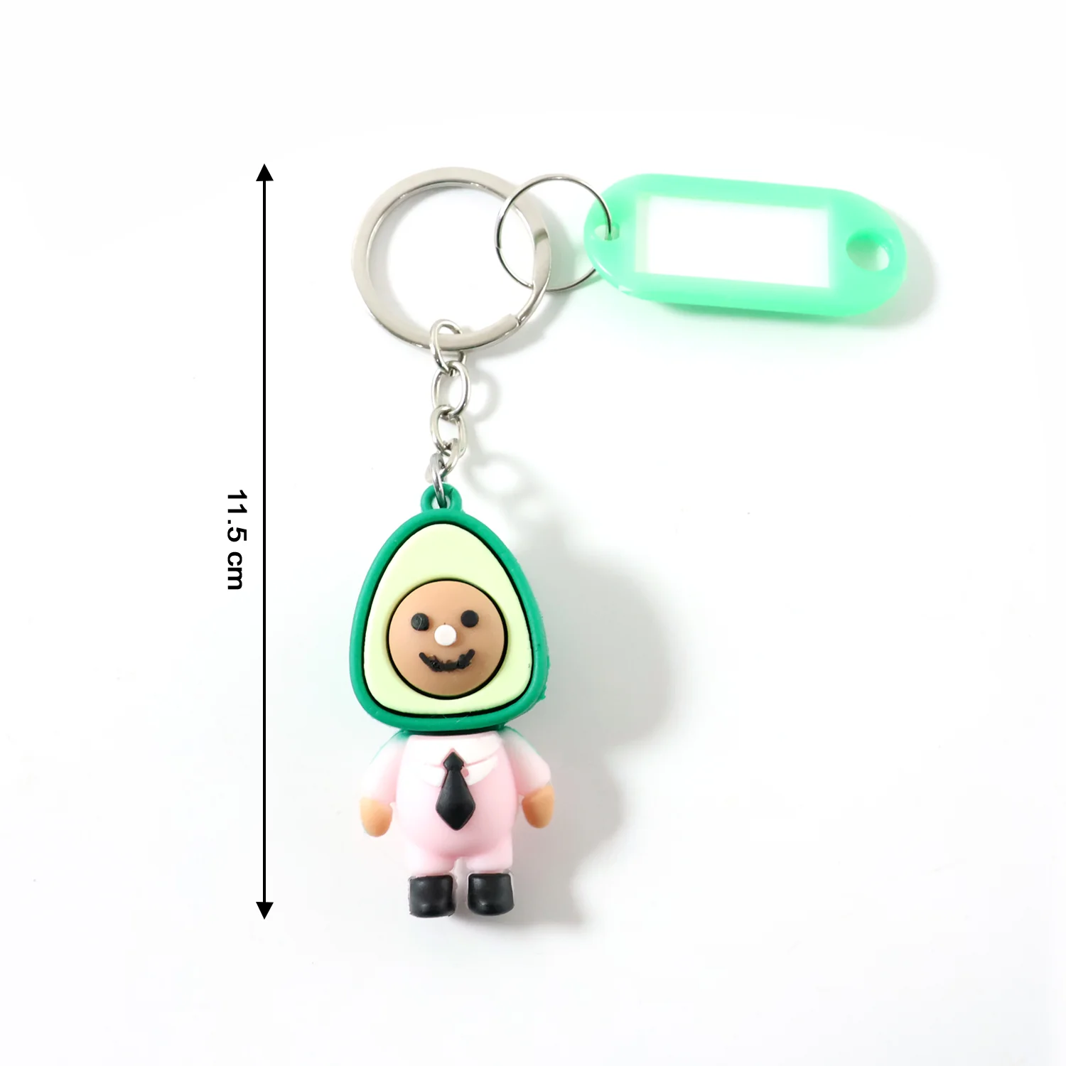 Cute Cartoon Avocado Character Keychain (1 Pc) - Image 6