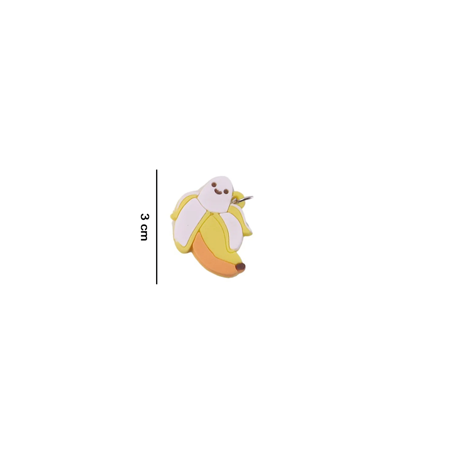 Cute Cartoon Banana Bag Charm Keychain Set (10 Pc) - Image 6