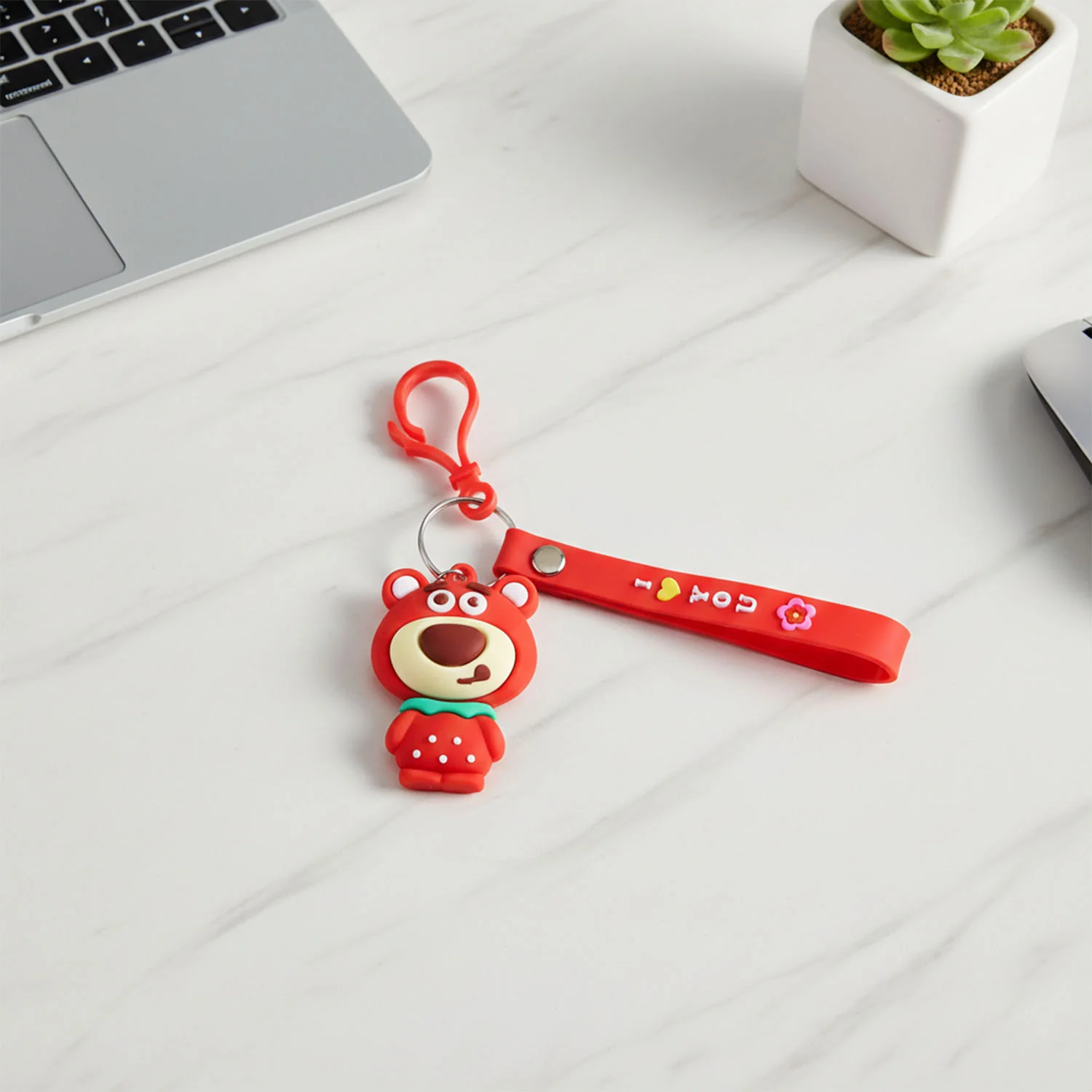 Cute Cartoon Bear Figure Keychain (1 Pc) - Image 7