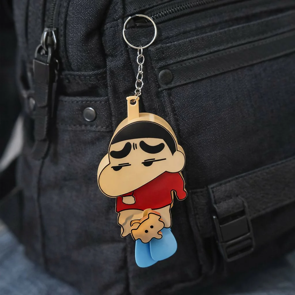 Cute Cartoon Boy Keychain for Bags, Keys & Kids Accessories - Image 2