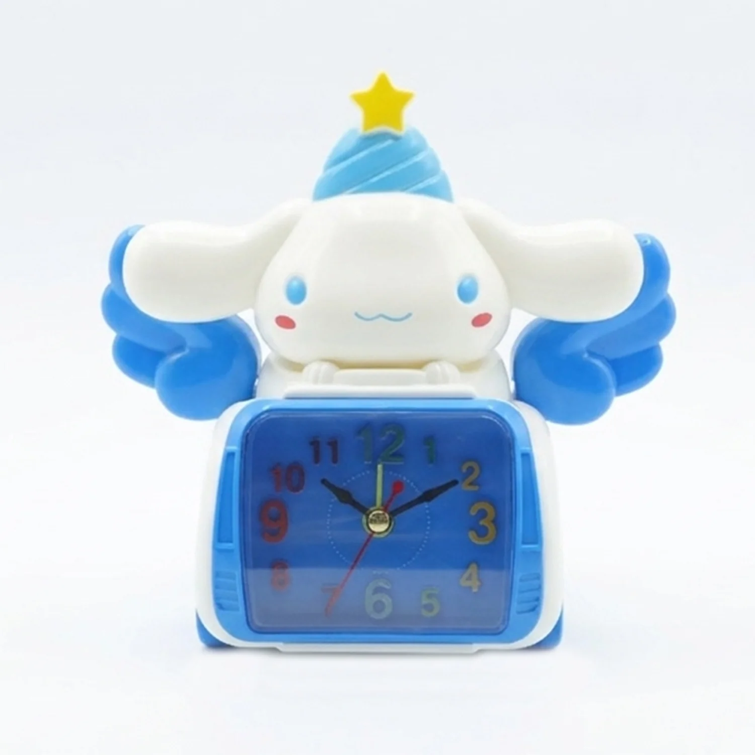 Cute Cartoon Bunny Angel Car Style Table Alarm Clock (1 Pc) - Image 4