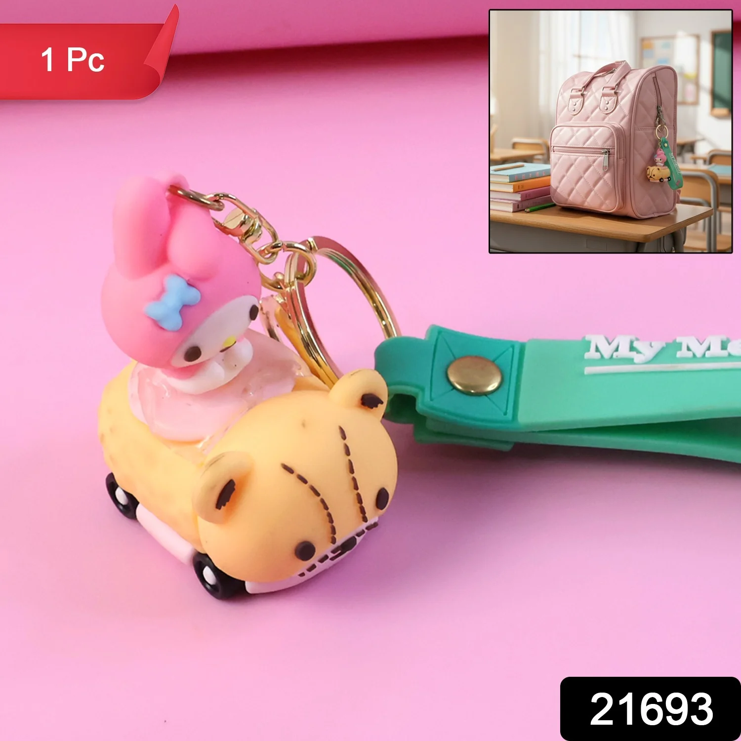 Cute Cartoon Character Keychain (1 Pc) - Image 2