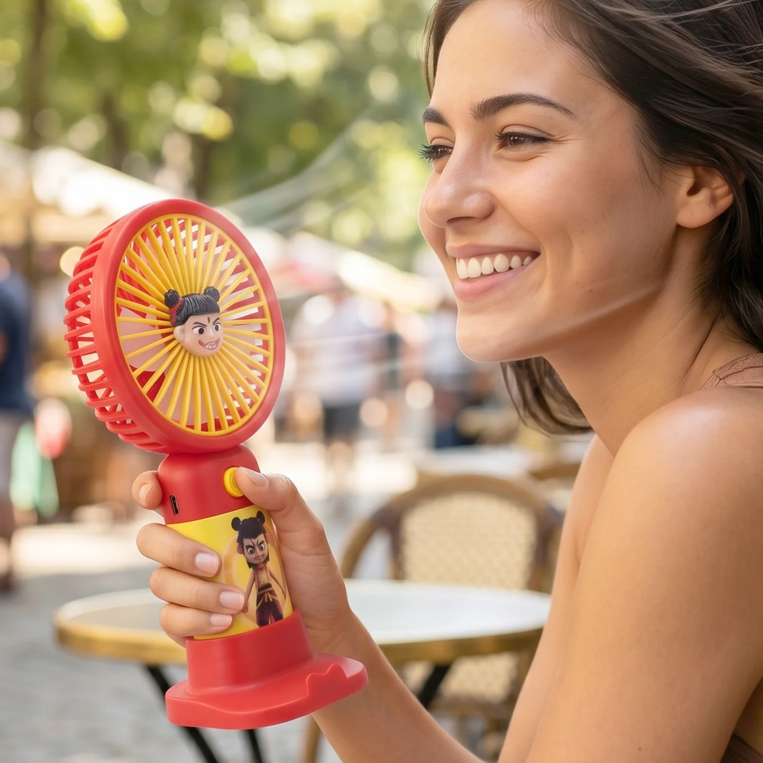 Cute Cartoon Character Portable Mini Fan (1 Pc) - Image 5