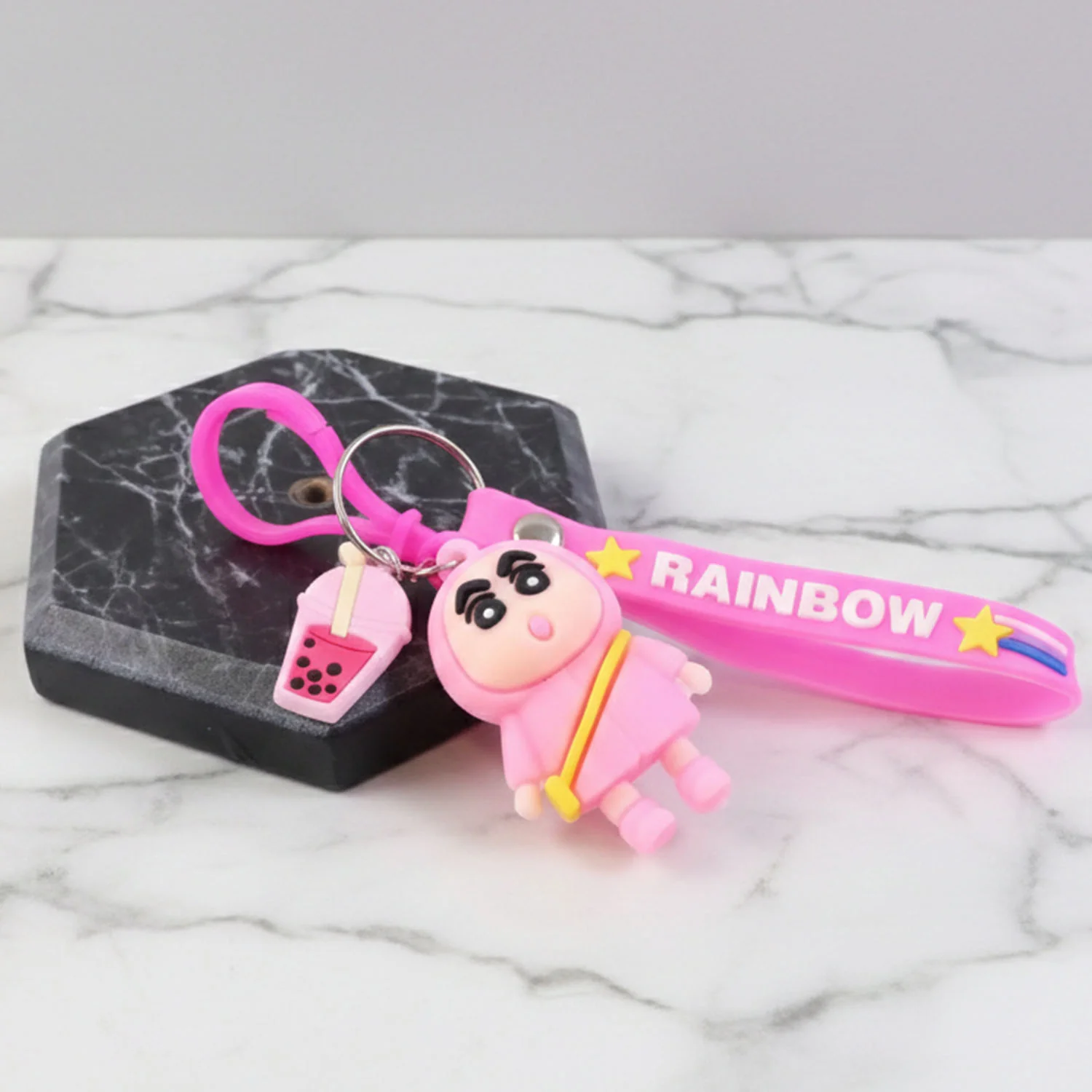 Cute Cartoon Character Rainbow Strap Keychain (1 Pc) - Image 8