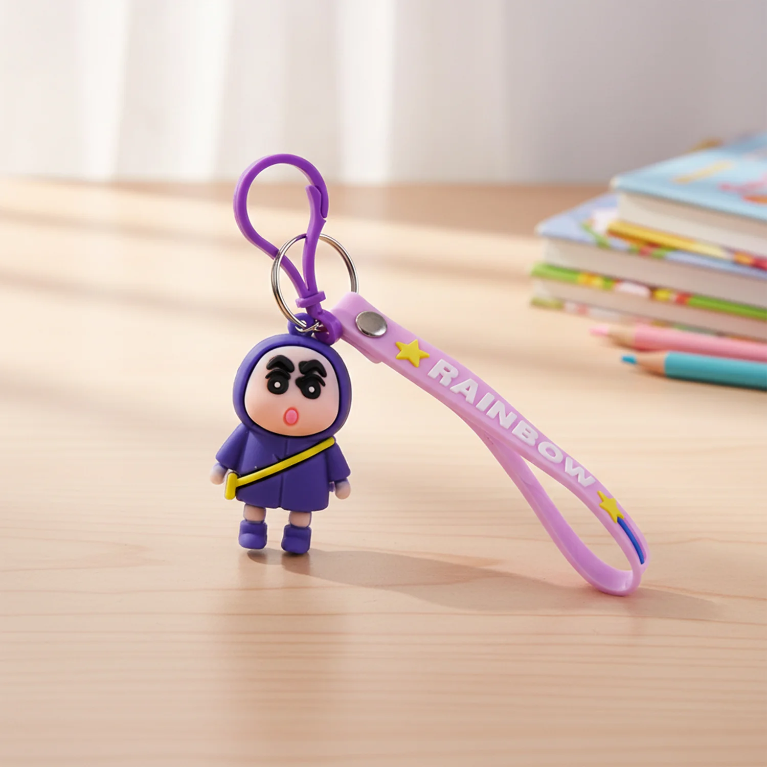 Cute Cartoon Character Silicone Keychain (1 Pc) - Image 3