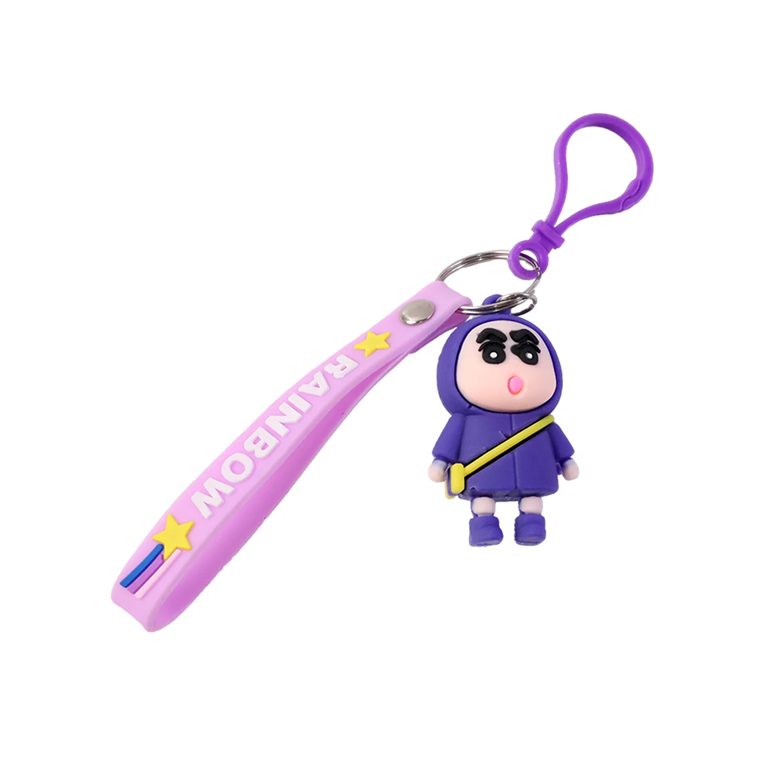 Cute Cartoon Character Silicone Keychain (1 Pc) - Image 5
