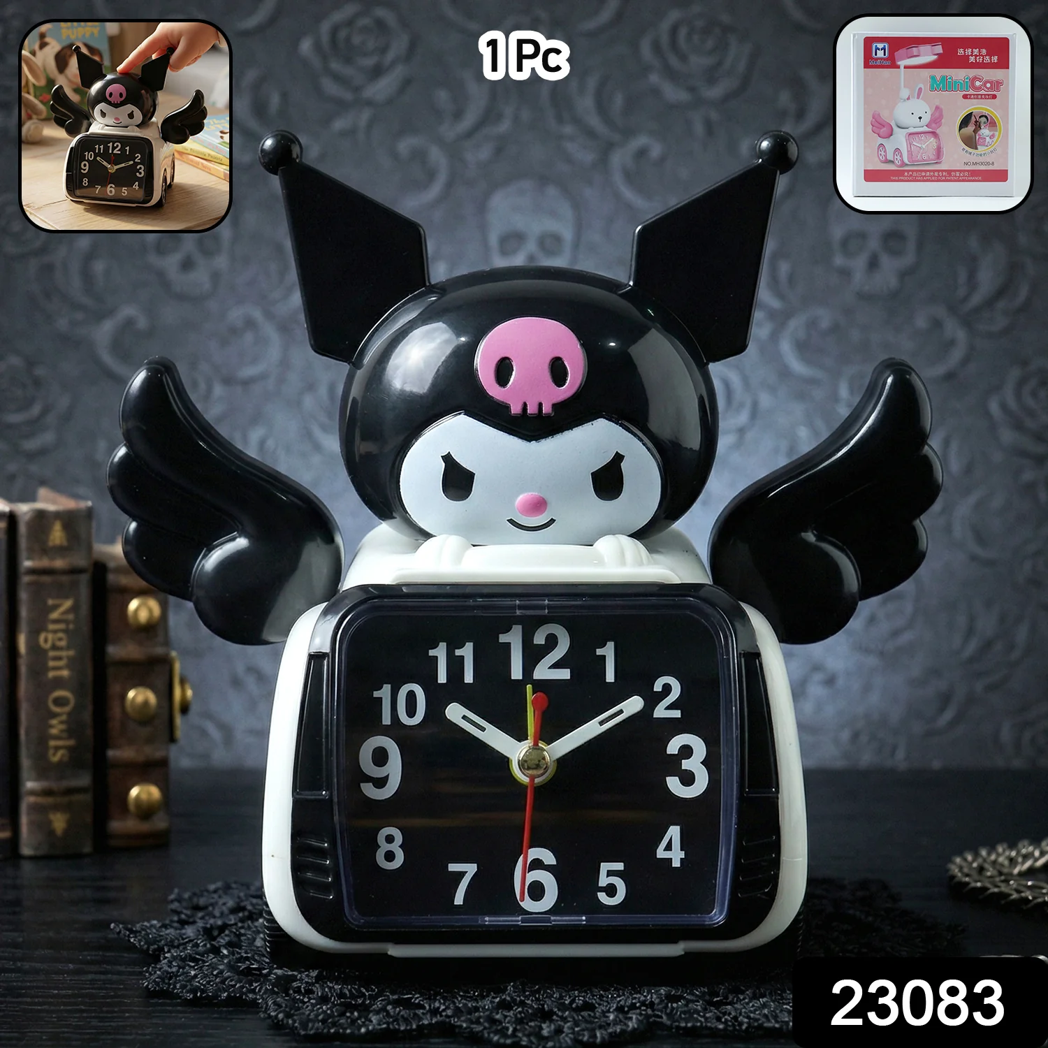 Cute Cartoon Character Car Style Table Alarm Clock (1 Pc) - Image 2