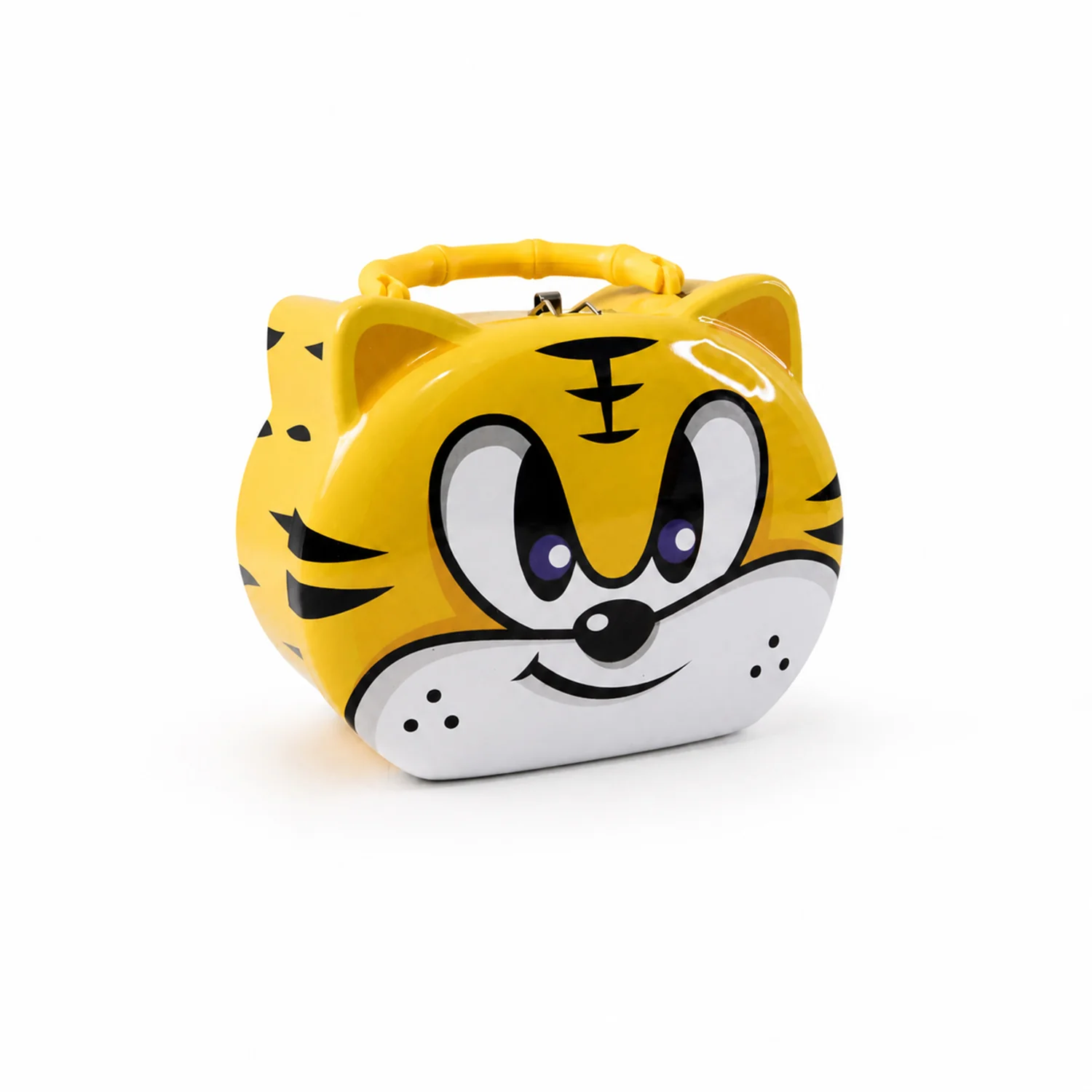 Cute Cartoon Design Metal Piggy Bank with Lock and Key (1 Pc Mix Design) - Image 4
