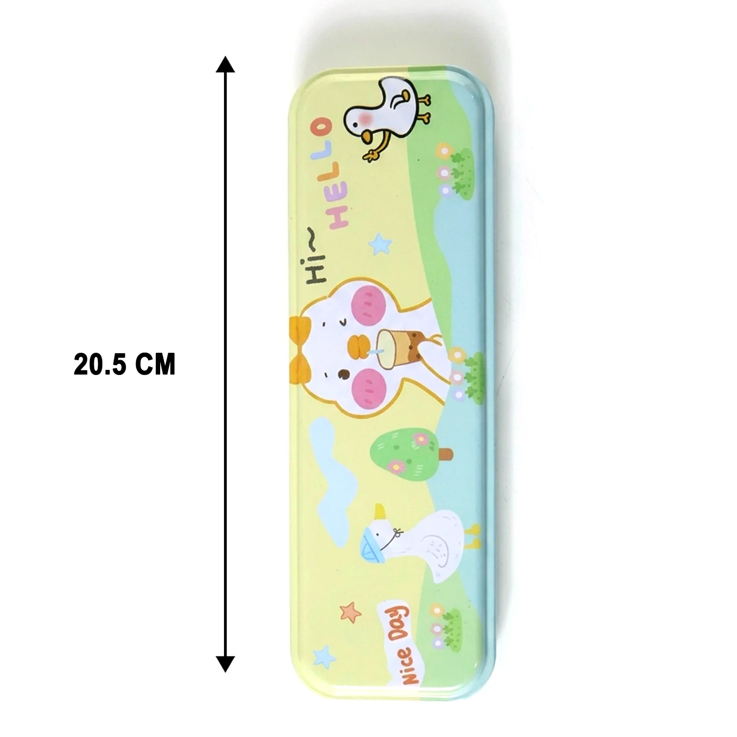 Cute Cartoon Geometry Box Stationery Set (1 Set) - Image 6