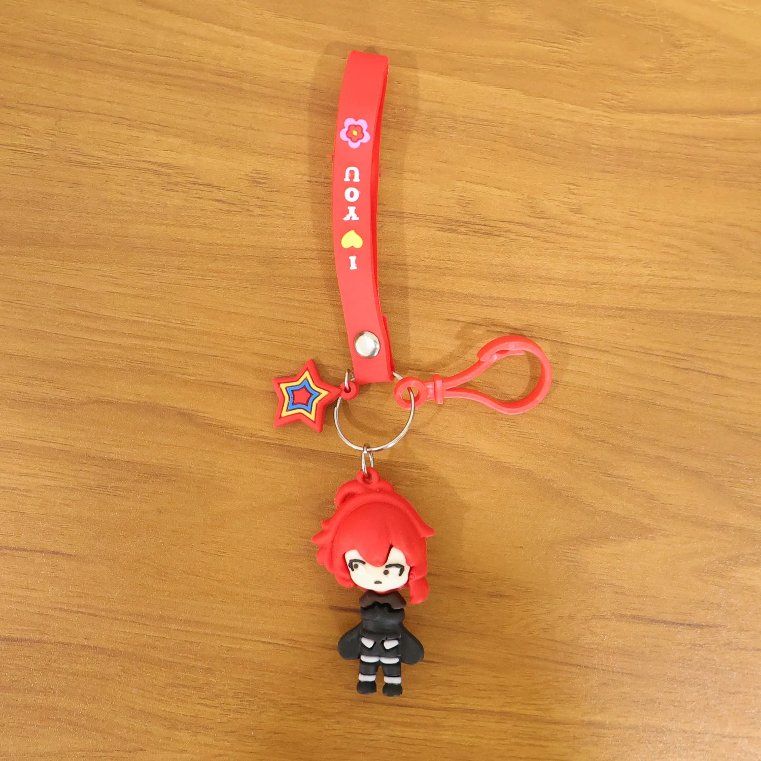Cute Cartoon Girl Character Keychain with Strap and Decorative Charm (1 Pc) - Image 8