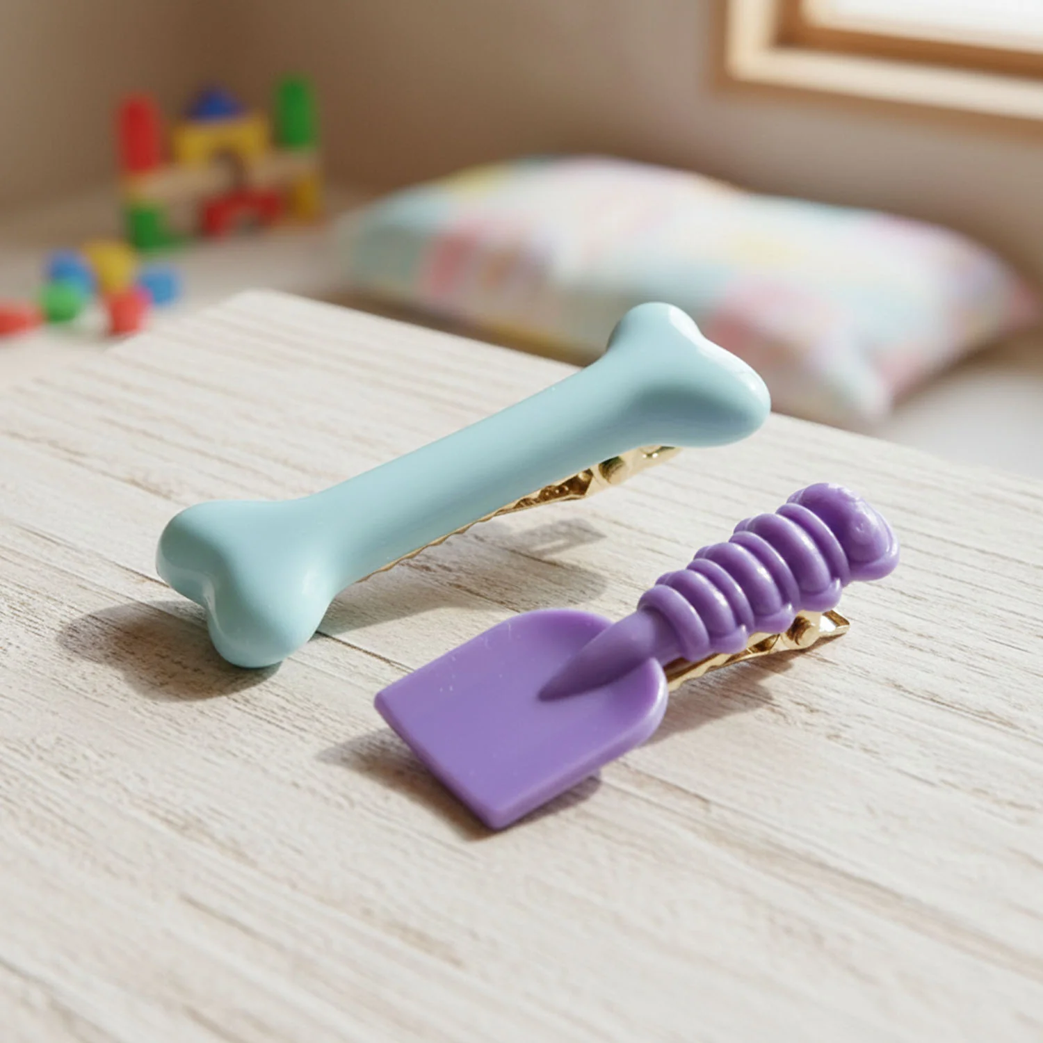 Cute Cartoon Hair Clip Set (4 Pc) - Image 7