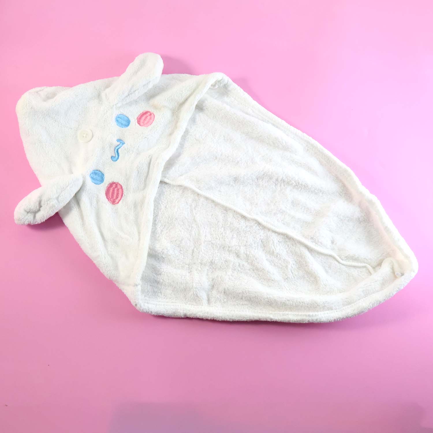 Cute Cartoon Hooded Hair Drying Towel Cap (1 Pc) - Image 3